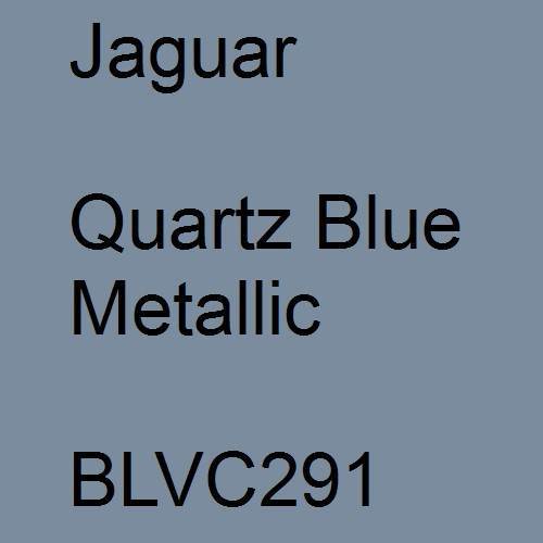 Jaguar, Quartz Blue Metallic, BLVC291.